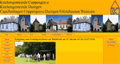 Desktop Screenshot of kirche-duingen.de